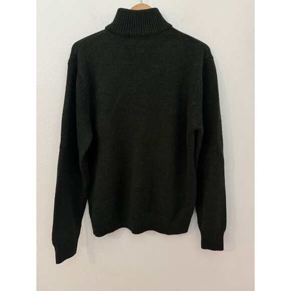 Traditional Craft Heritage Wool Blend Sweater Men 1/4 Zip Embroidered Ireland L - Picture 5 of 10